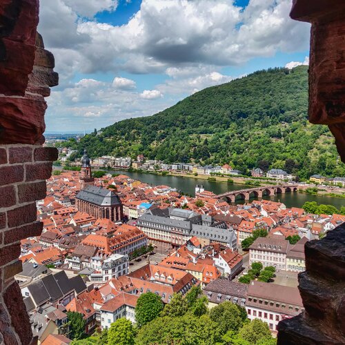 Blick auf Heidelberg Blick auf Heidelberg